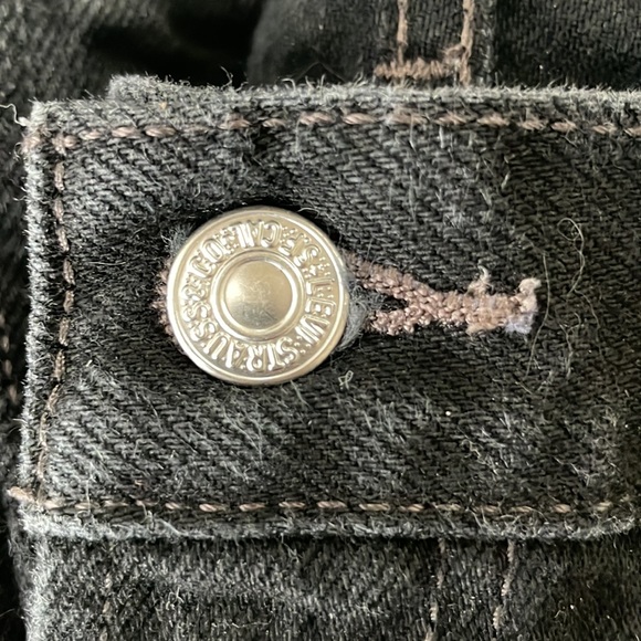 Men’s Levi’s Relax Fit 550 Black Jeans Size 40X32 - Picture 7 of 7